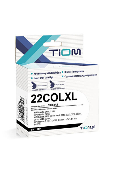 Other Tiom Ink Cartridge Tiom for HP 22XL | 2149/3920/D1320