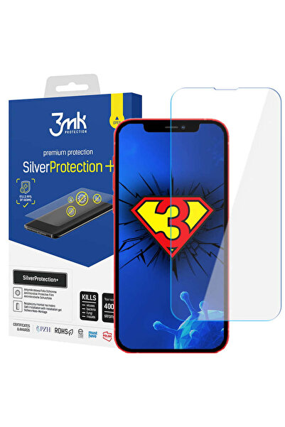 3MK SILVER PROTECT+ IPHONE 13/13 PRO FOLIE ANTIMICROBIALĂ MONOAMBIULĂ (UMEDĂ/...