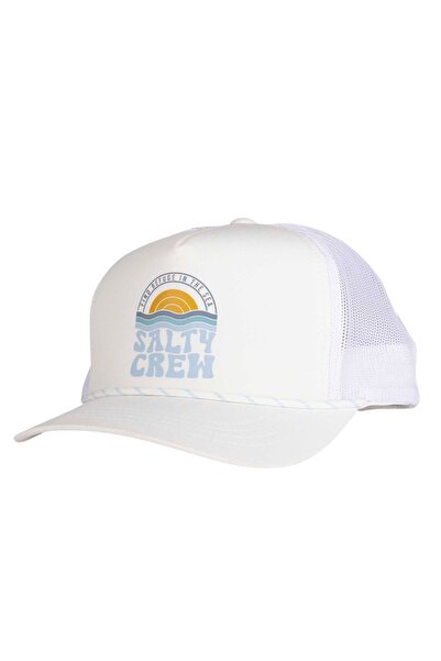 Salty Crew SUNDOWN W ΚΑΠΕΛΟ ΤΡΑΚΕΡ ΕΚΡΑΤΟΥΜΕΝΟ ΛΕΥΚΟ