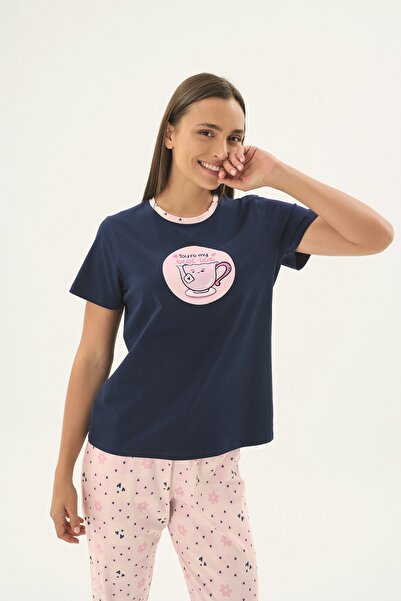 Sevim 17646 SET DE PIJAMALE IMPRIMATE PENTRU FEMEI