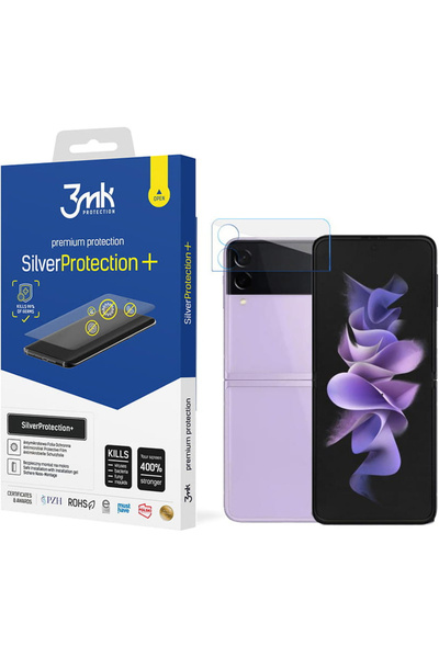 3MK Protecție Argintie Samsung Galaxy Z Flip 3 5G (pentru ecranul din spate)