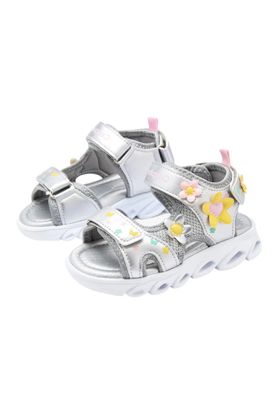 CONGUITOS Φλοράλ σανδάλια με φώτα