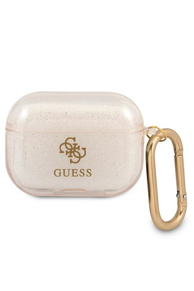 Guess GUAPUCG4GD Husă Apple AirPods Pro auriu Colecția Glitter