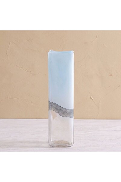 Danube Home New In Mirabella Glass Vase 25X9.5X17.5 cm -Blue