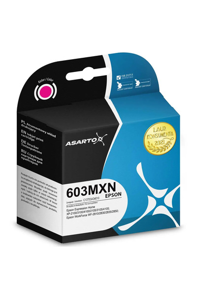 Other Cartuș de cerneală Asarto pentru Epson 603MXN |   C13T03A34010 |   350 ...