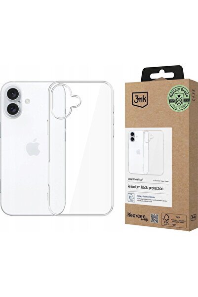 3MK Husă de protecție transparentă pentru Apple iPhone 16 Plus