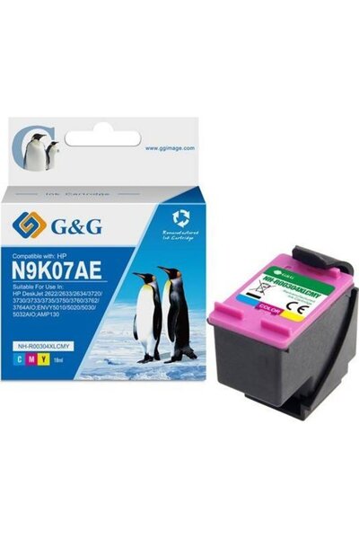 G&G Cartuș de cerneală compatibil cu N9K07AE, HP 304XL, NH-RC304XLCMY, CMY, 18ml