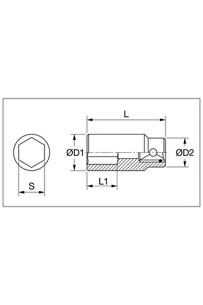 Wossen 1/2 “ Air Socket (Short) 17mm