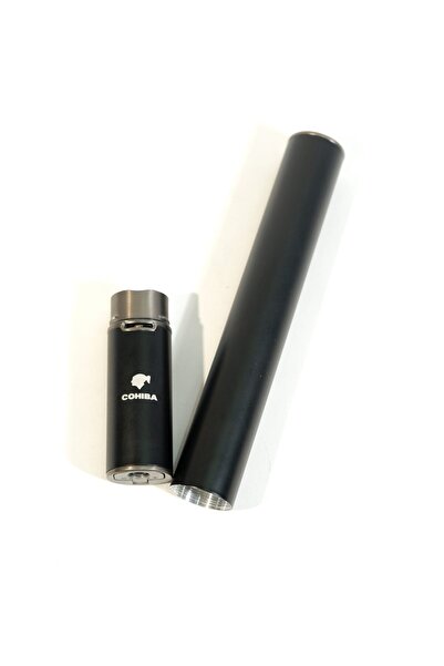 Parmida Cohiba Siyah Çakmak ve Puro Tüpü CCM0797