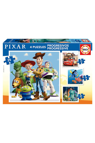 EDUCA Çocuk Puzzle Disney Pixar Kademeli Yapboz 19681