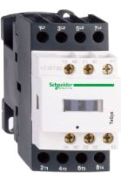 SCHNEIDER Contactor TeSys Deca Power 25A 4P 24V DC 1Z 1R LC1D128BD