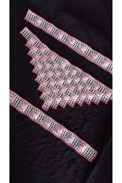 Papatyam Towel Edge /50 Centimeters Wide/ Handcrafted /Ribbon Work/ Towel Edge//