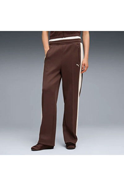 Puma T7 Παντελόνι Καφέ Γυναικείο Αθλητικό Παντελόνι