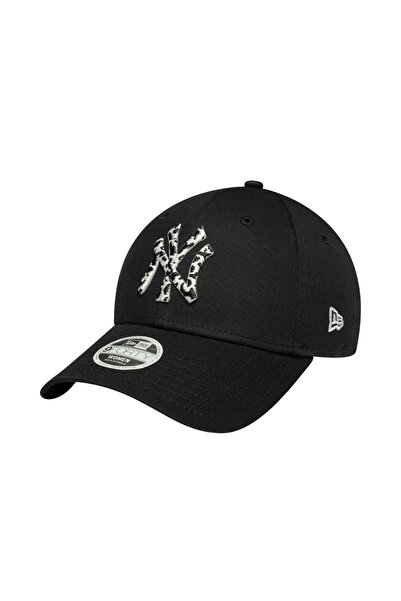 NEW ERA MLB ΝΥ ΓΙΑΝΚΙΣ ANIMAL INFILL 9FORTY W ADJ CAP ΜΑΥΡΟ