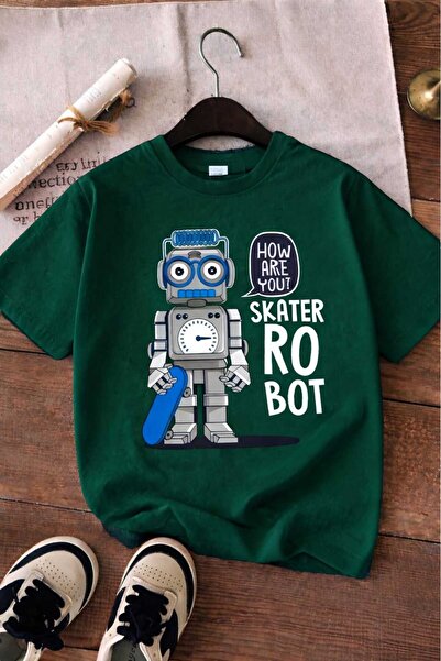 E-ROMA ΡΟΜΠΟΤ ΠΩΣ ΕΙΣΑΙ ΤΟΥΣ; ΠΑΙΔΙΚΟ ΜΠΛΟΥΖΑΚΙ ΟΥΝΙΣΕΞ ΜΕ ΣΤΑΜΠΑ 5GH1