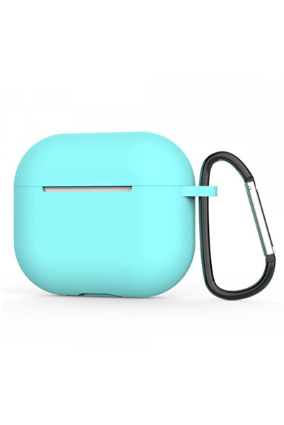 Stef's Cat Θήκη σιλικόνης για Apple AirPods 4, Σκούρο Τυρκουάζ