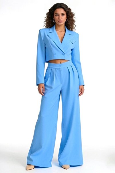 FashionForYou Κοστούμι γραφείου Marcella, με δομημένο σακάκι και παντελόνι κα...