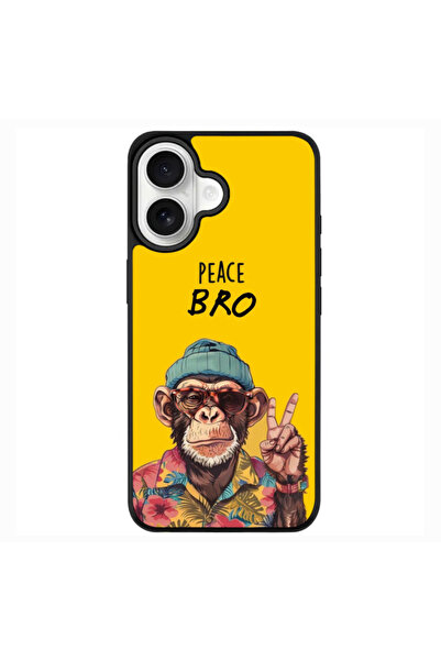SNAPSTATIONRO Προστατευτική θήκη, MagSafe, iPhone 17 - Funky Monkey Peace BRO