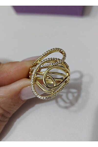 OEM Δαχτυλίδι από ανοξείδωτο ατσάλι επιχρυσωμένο με 14Κ χρυσό