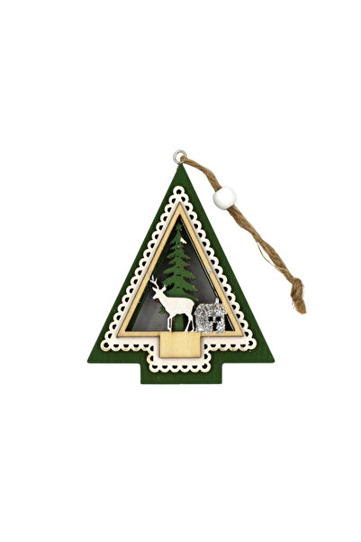 Gift Design Ornament pentru bradul de Crăciun Ren Brăduț 10x8.5 cm