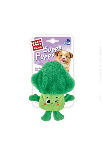 Gigwi Suppa Puppa Brokoli Sesli Köpek Oyuncağı