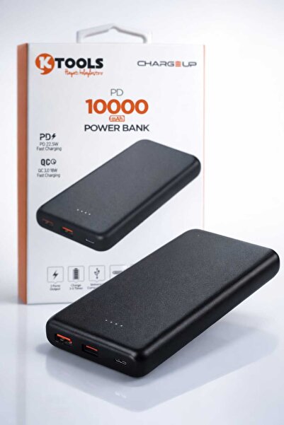 Ktools ChargeUp 10.000 mAh Hızlı Şarj Özellikli Powerbank