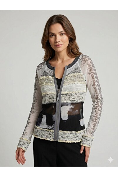 centilmen Bdk Segmented Fabric Cardigan 3361F
