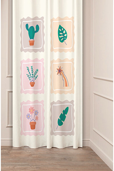 GREENDECOR Leaf Flower Pattern Leaf Scandinavian Patterned Specially Designed...