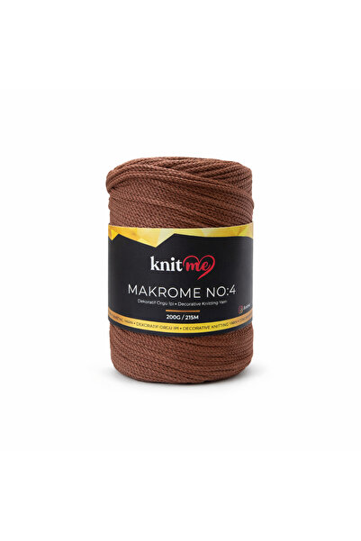 knitme رقم: 4 بوليستر مكراميك 200 جرام 215 متر