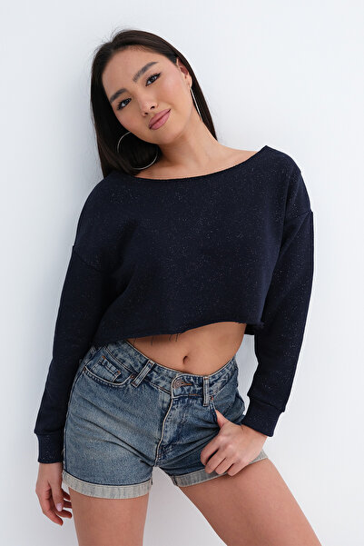 Addax Φούτερ με λαιμόκοψη καγιάκ και γκλίτερ S10659