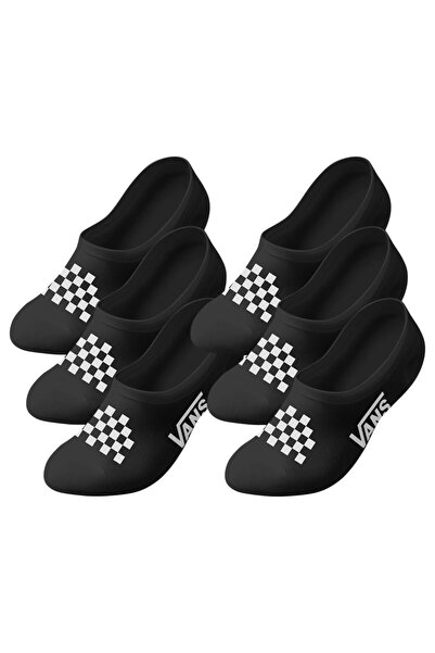 Vans ΚΛΑΣΙΚΕΣ ΚΑΛΤΣΕΣ CANOODLE ΣΧΕΔΙΟ ΣΚΑΚιέρας ΣΕΤ 6 ΤΕΜΑΧΙΩΝ ΜΑΥΡΟ/ΛΕΥΚΟ 34...