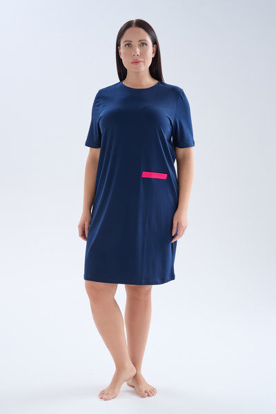 Hays Kadın Plus Size Pamuklu Kısa Kollu Gecelik