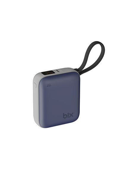 Bix PB119 10000mAh 20W Cep Boyu Tasarım Dijital Göstergeli Mini Powerbank Taş...