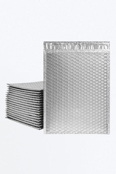 Hzr Ambalaj Balonlu Kargo Poşeti 13 x 15 + 4 cm - Metalize - Kapak Bantlı 50 ...