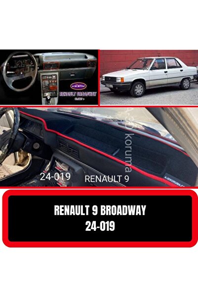 Empressco Renault 9 Broadway Torpido Koruyucu Torpido Halısı Kılıf Havlu Örtü