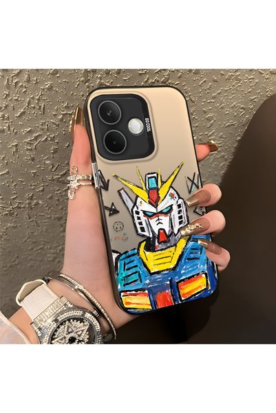 CASEVIBE حافظة حماية أنيقة متوافقة مع هاتف Oppo A5 Pro 4G/5G بنمط روبوت للرجال