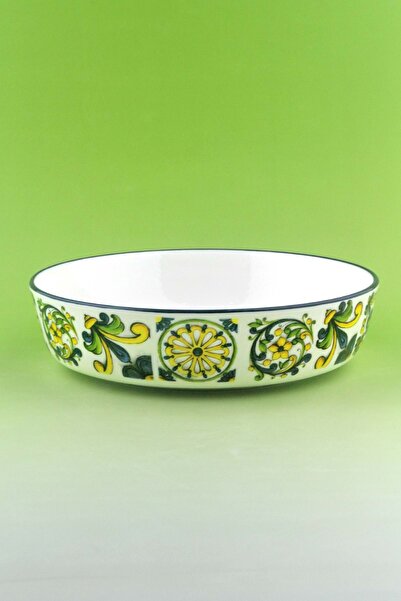 Bursa Porselen Dekor Blue tile porselen salata kasesi