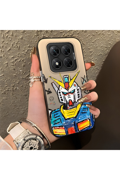 CASEVIBE حافظة حماية متوافقة مع Poco X7 بتصميم روبوت أنيق للرجال