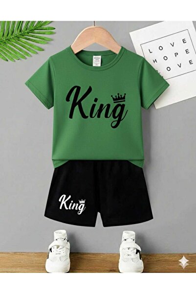 Nice Clothes Tricou și pantaloni scurți de vară pentru copii, unisex (imprime...