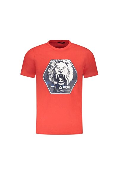 Cavalli Class Men’s Graphic Cotton T‑Shirt