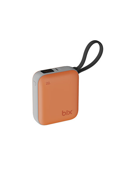 Bix PB119 10000mAh 20W Cep Boyu Tasarım Dijital Göstergeli Mini Powerbank Taş...