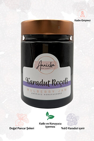 Anne Lezzetiyle Karadut Reçeli 400g - Geleneksel, Ev Yapımı, Katkısız