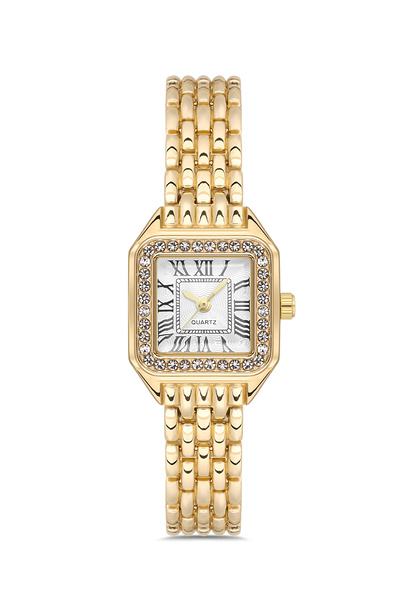 Ticarto Women's Square Stone Minimal Wristwatch Tctsr008005S0512