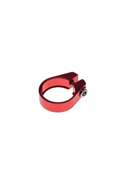 WMX Colier tija sa, prindere surub, 31.8mm, culoare rosu, din aluminiu