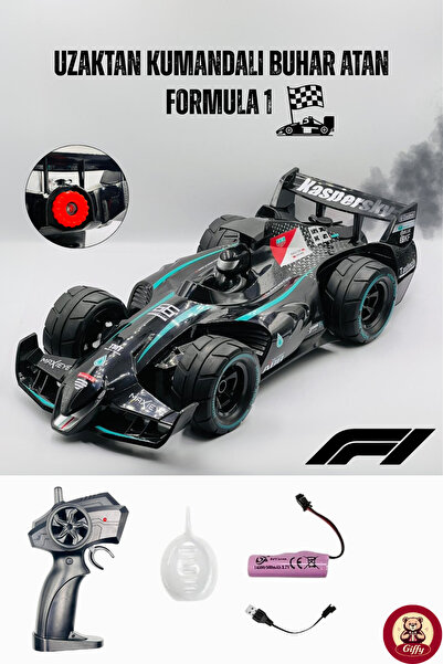 giffy Uzaktan Kumandalı Formula 1 Buhar Atan Şarjlı Full Fonksiyon Hız Aracı ...