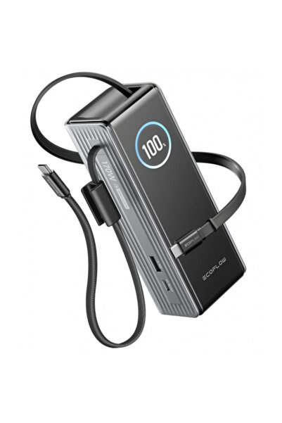 Stef's Cat Εξωτερική Μπαταρία EcoFlow Rapid, 25000mAh, 170W, QC + PD, 1 x USB...