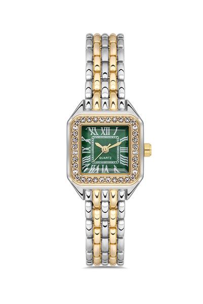 Ticarto Women's Square Stone Minimal Wristwatch Tctsr008012S0519
