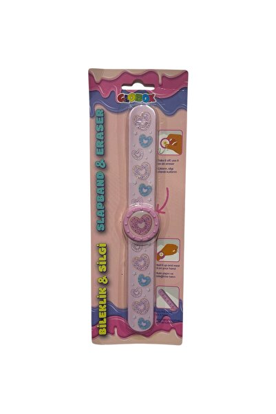 CLOBOX Βραχιόλι και Γόμα - με θέμα την καρδιά