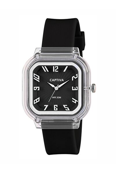 captiva Analog Numeral 30 Mt Water Resistant Sports Children's Wristwatch Yn2...