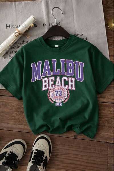 DM DOLCE MORE Παιδικό μπλουζάκι Unisex με στάμπα Μαλιμπού Μπιτς 6GH3